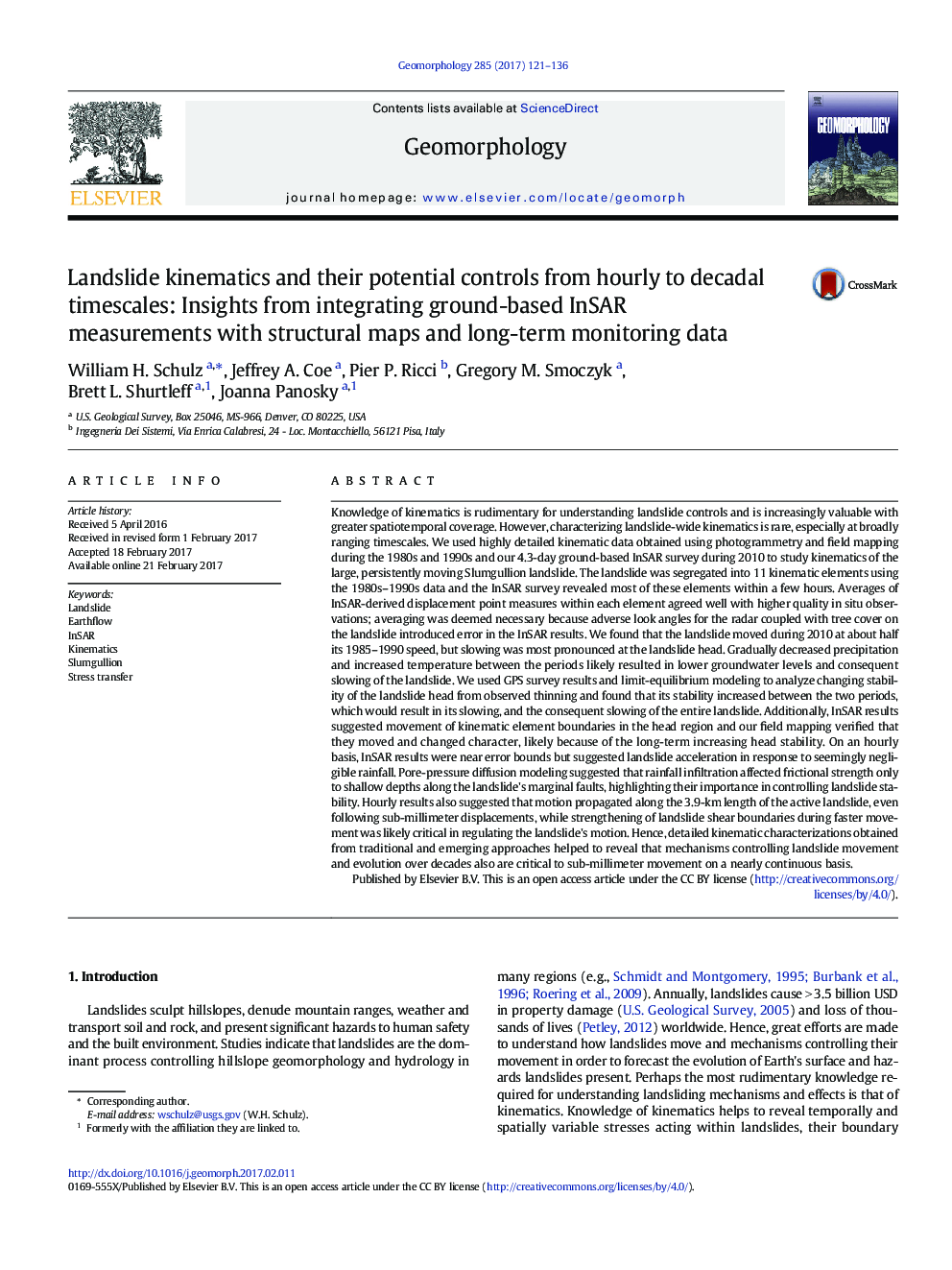 Landslide kinematics and their potential controls from hourly to decadal timescales: Insights from integrating ground-based InSAR measurements with structural maps and long-term monitoring data