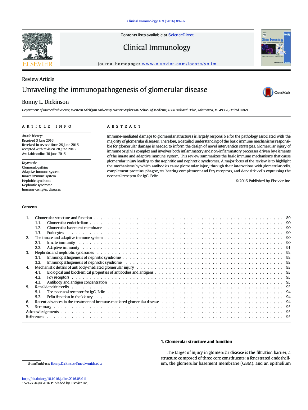 بررسی وضعیت ایمونوپاتوژنز بیماری گلومرولی 