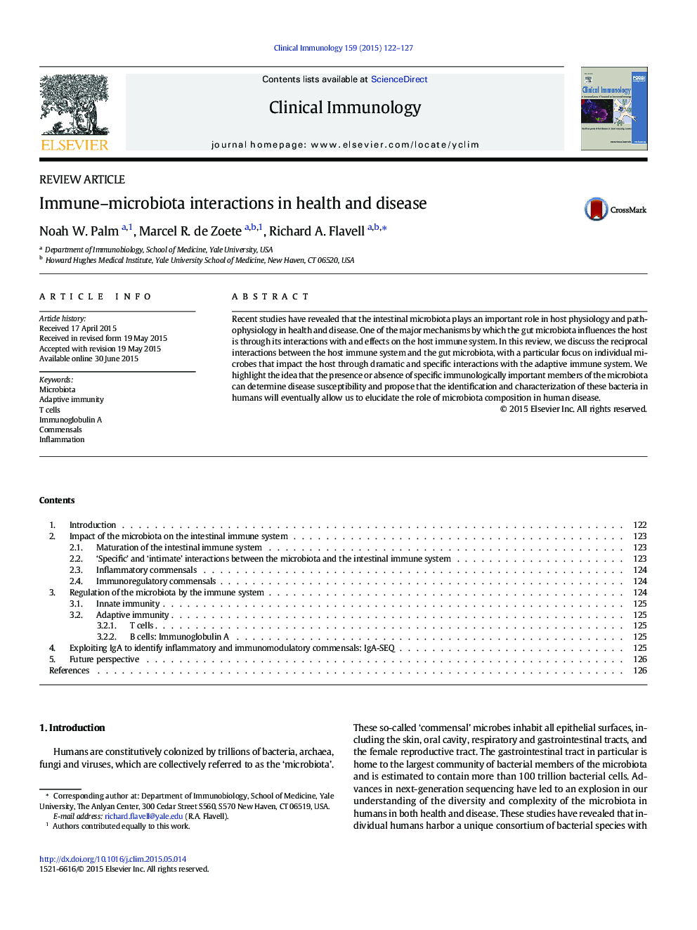REVIEW ARTICLEImmune-microbiota interactions in health and disease