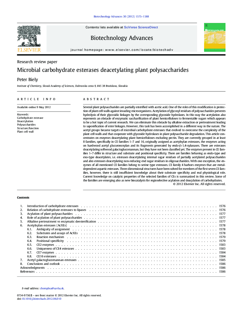 Microbial carbohydrate esterases deacetylating plant polysaccharides