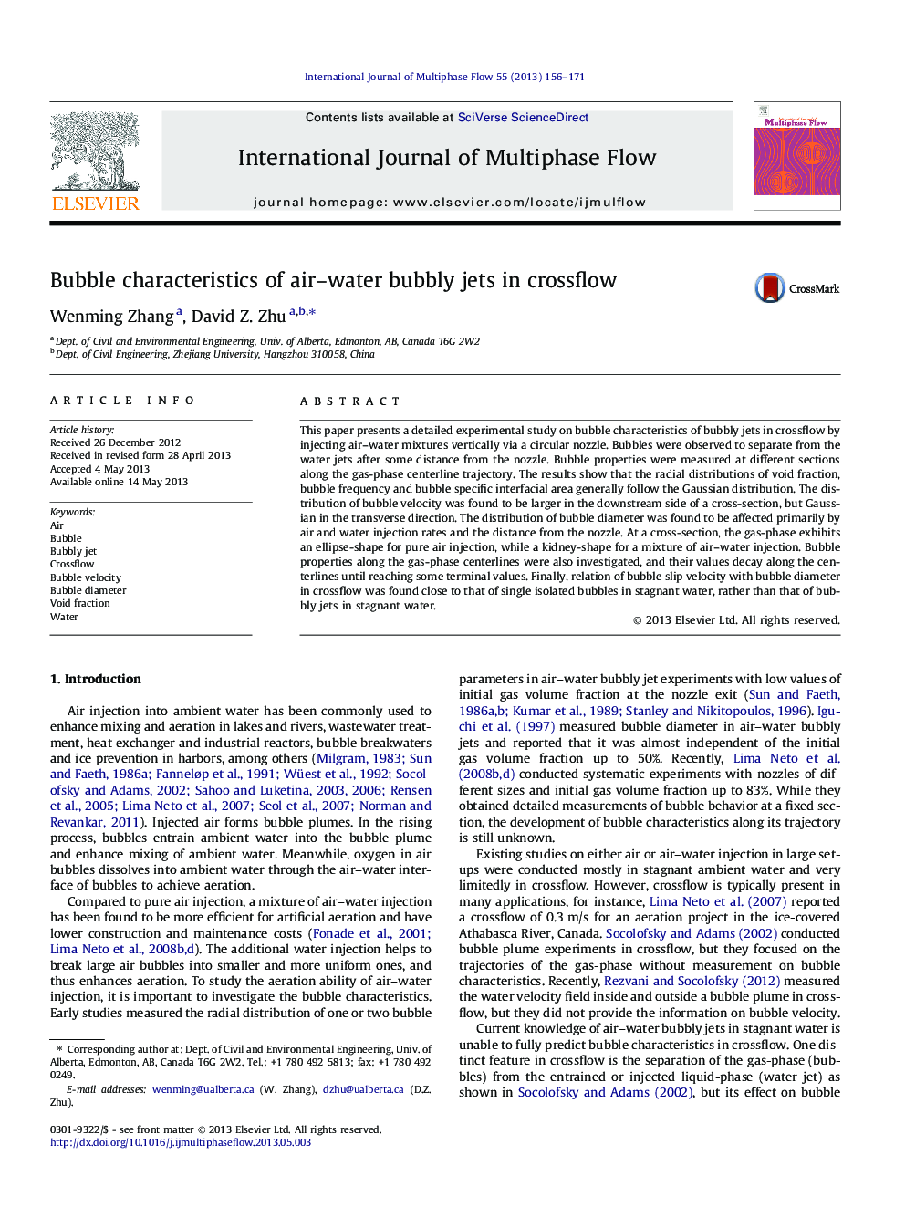 Bubble characteristics of air-water bubbly jets in crossflow