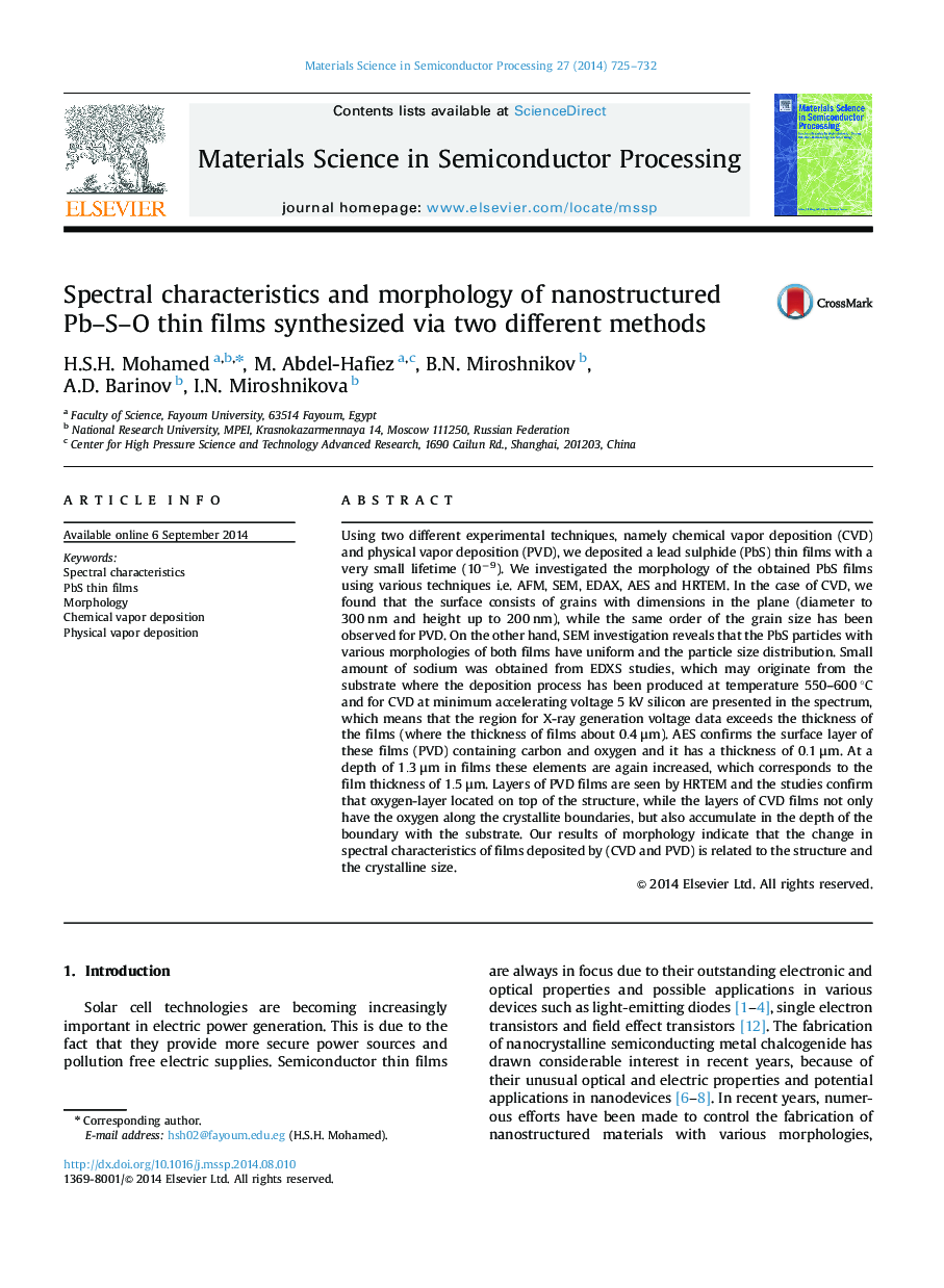 خصوصیات طیفی و مورفولوژی نانوکامپوزیتهای نانوکامپوزیتی پاناسونیک با استفاده از دو روش مختلف سنتز شده است 