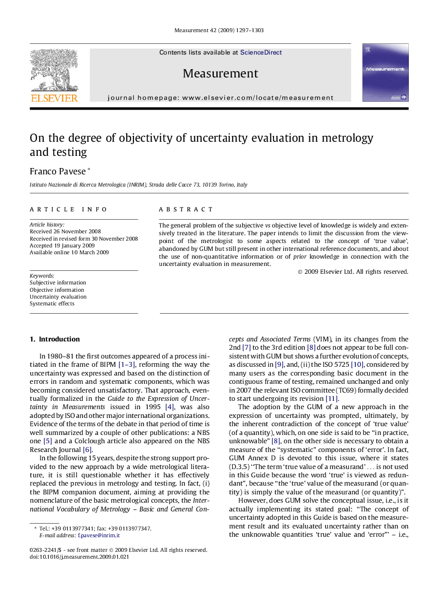 On the degree of objectivity of uncertainty evaluation in metrology and testing