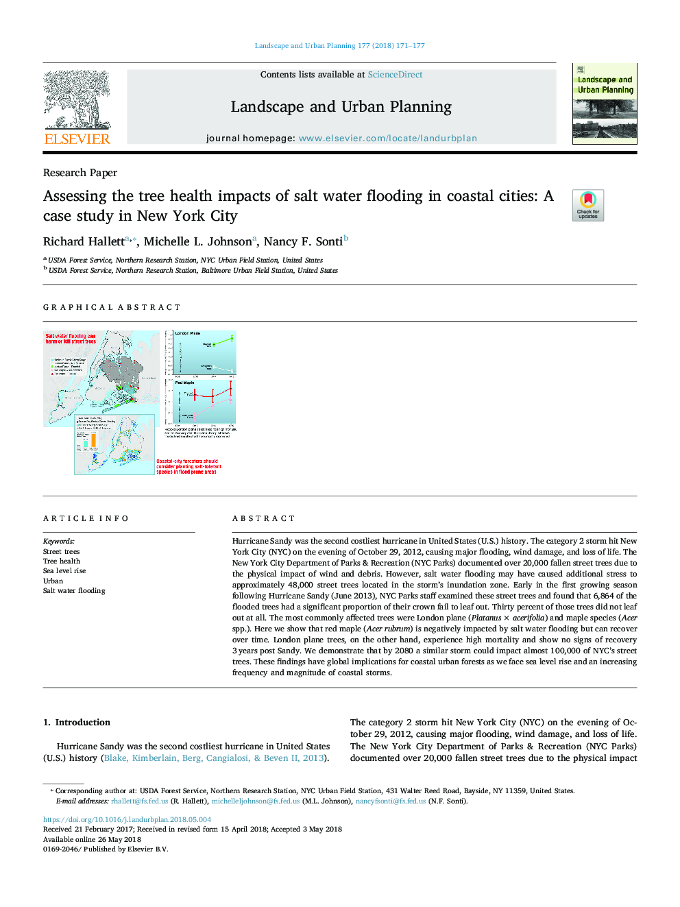 ارزیابی تاثیرات بهداشتی درخت سیلاب آب شور در شهرهای ساحلی: مطالعه موردی در شهر نیویورک 