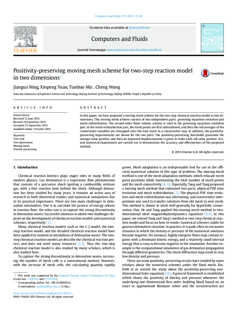 Positivity-preserving moving mesh scheme for two-step reaction model in two dimensions 