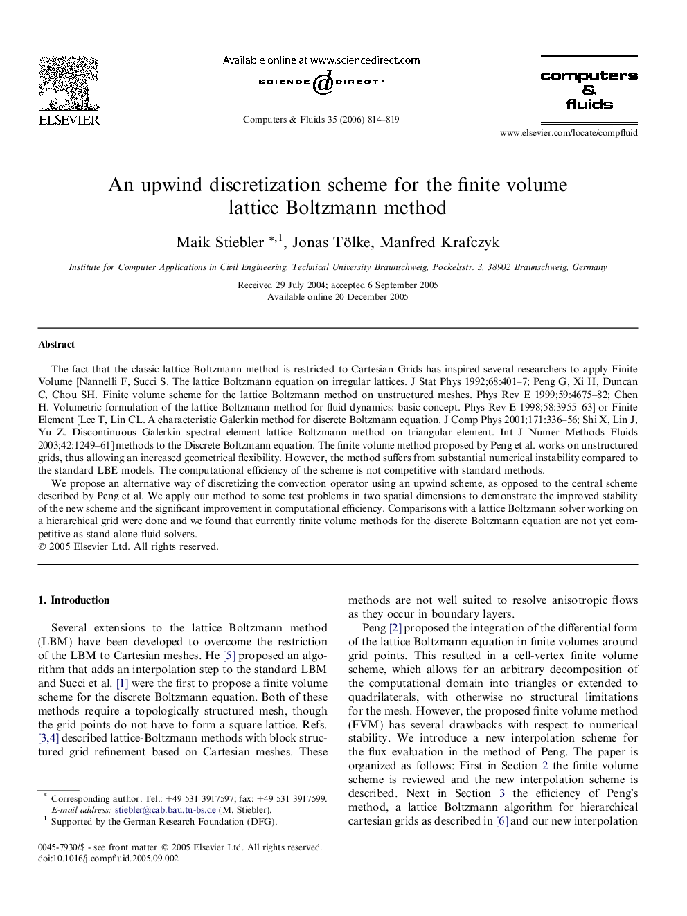 An upwind discretization scheme for the finite volume lattice Boltzmann method