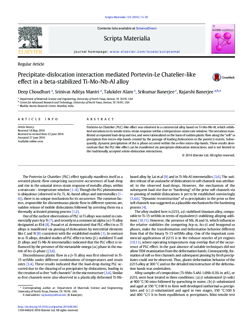 Precipitate-dislocation interaction mediated Portevin-Le Chatelier-like effect in a beta-stabilized Ti-Mo-Nb-Al alloy