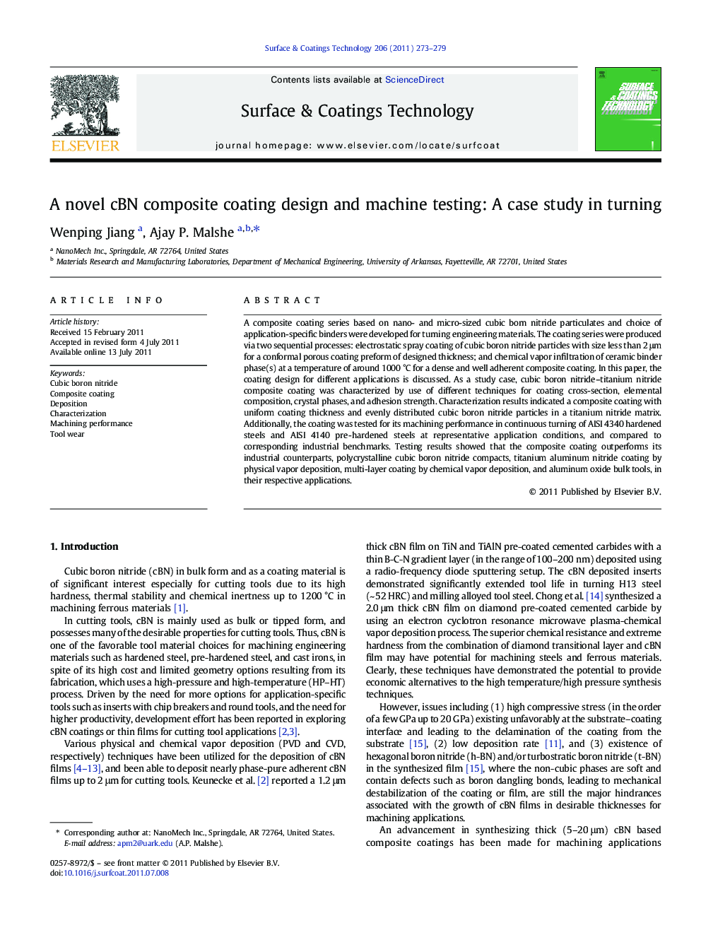 A novel cBN composite coating design and machine testing: A case study in turning