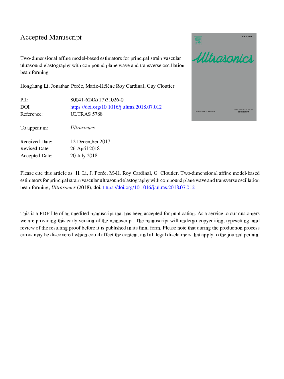 برآوردگرهای مدل مبتنی بر مدل دو بعدی برای الاستیوگرام اولتراسوند مغناطیسی با ولتاژ سیال مرکب و شکل پرتو نوسان عرضی