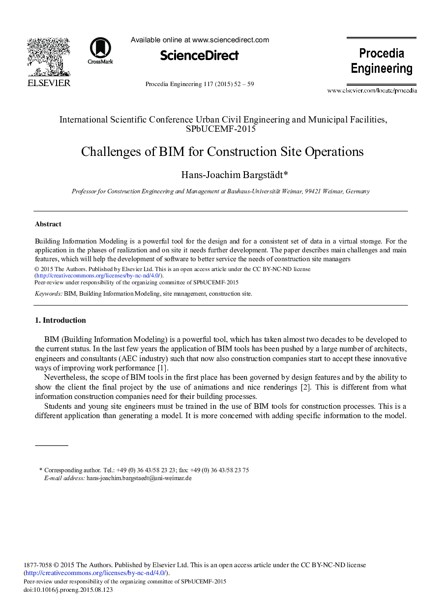  چالش های BIM برای عملیات ساختمانی