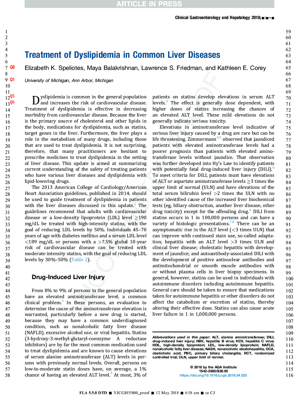 درمان دیس لیپیدمی در بیماری های کبدی مشترک 