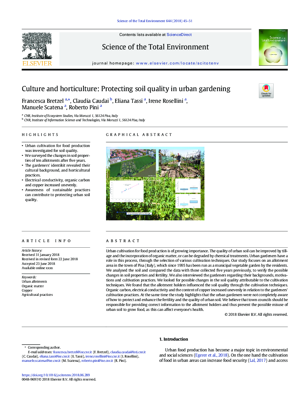 فرهنگ و باغبانی: حفاظت از کیفیت خاک در باغداری شهری 