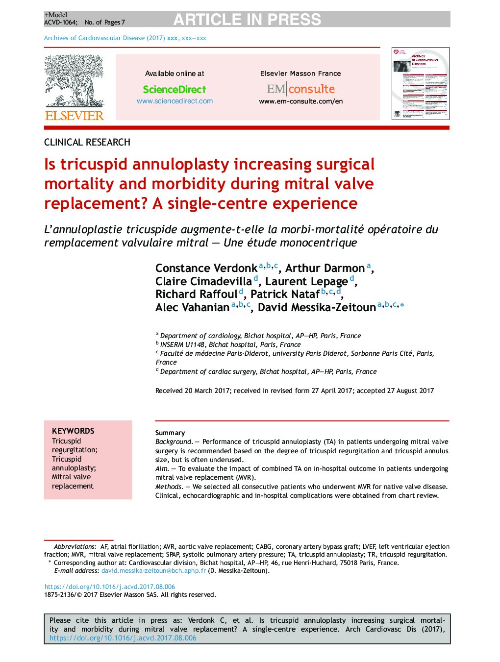 Is tricuspid annuloplasty increasing surgical mortality and morbidity during mitral valve replacement? A single-centre experience