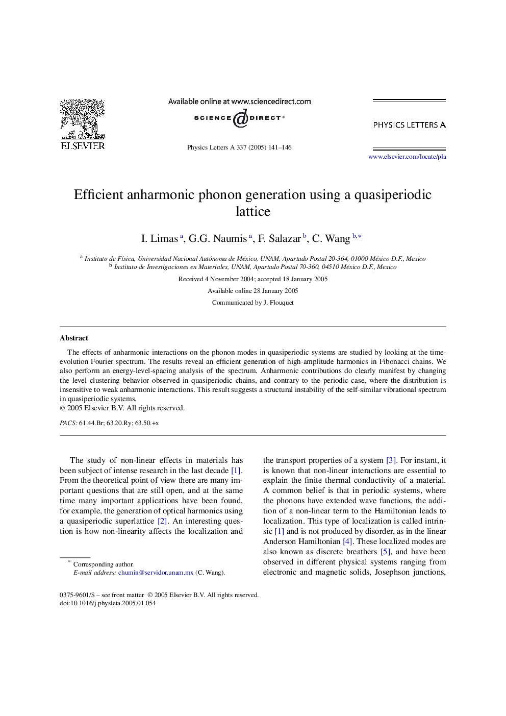 Efficient anharmonic phonon generation using a quasiperiodic lattice