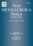 Acta Metallurgica Sinica (English Letters)