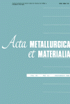 Acta Metallurgica et Materialia