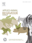 Journal: Applied Animal Behaviour Science