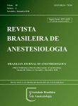 Journal: Brazilian Journal of Anesthesiology