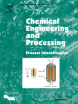 Chemical Engineering and Processing: Process Intensification