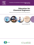 Journal: Education for Chemical Engineers