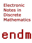Electronic Notes in Discrete Mathematics
