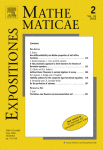 Journal: Expositiones Mathematicae