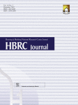 Journal: HBRC Journal
