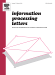 Journal: Information Processing Letters