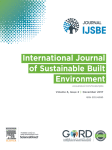 International Journal of Sustainable Built Environment