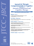 Journal de Thérapie Comportementale et Cognitive