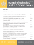 Journal of Behavior, Health & Social Issues