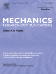 Mechanics Research Communications