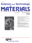 Journal: Science and Technology of Materials