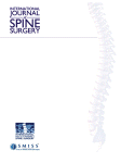Journal: The International Journal of Spine Surgery