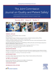 The Joint Commission Journal on Quality and Patient Safety