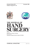Journal: The Journal of Hand Surgery: European Volume