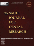 The Saudi Journal for Dental Research