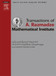Transactions of A. Razmadze Mathematical Institute