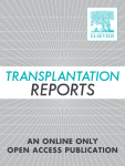 Journal: Transplantation Reports