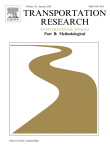 Journal: Transportation Research Part B: Methodological