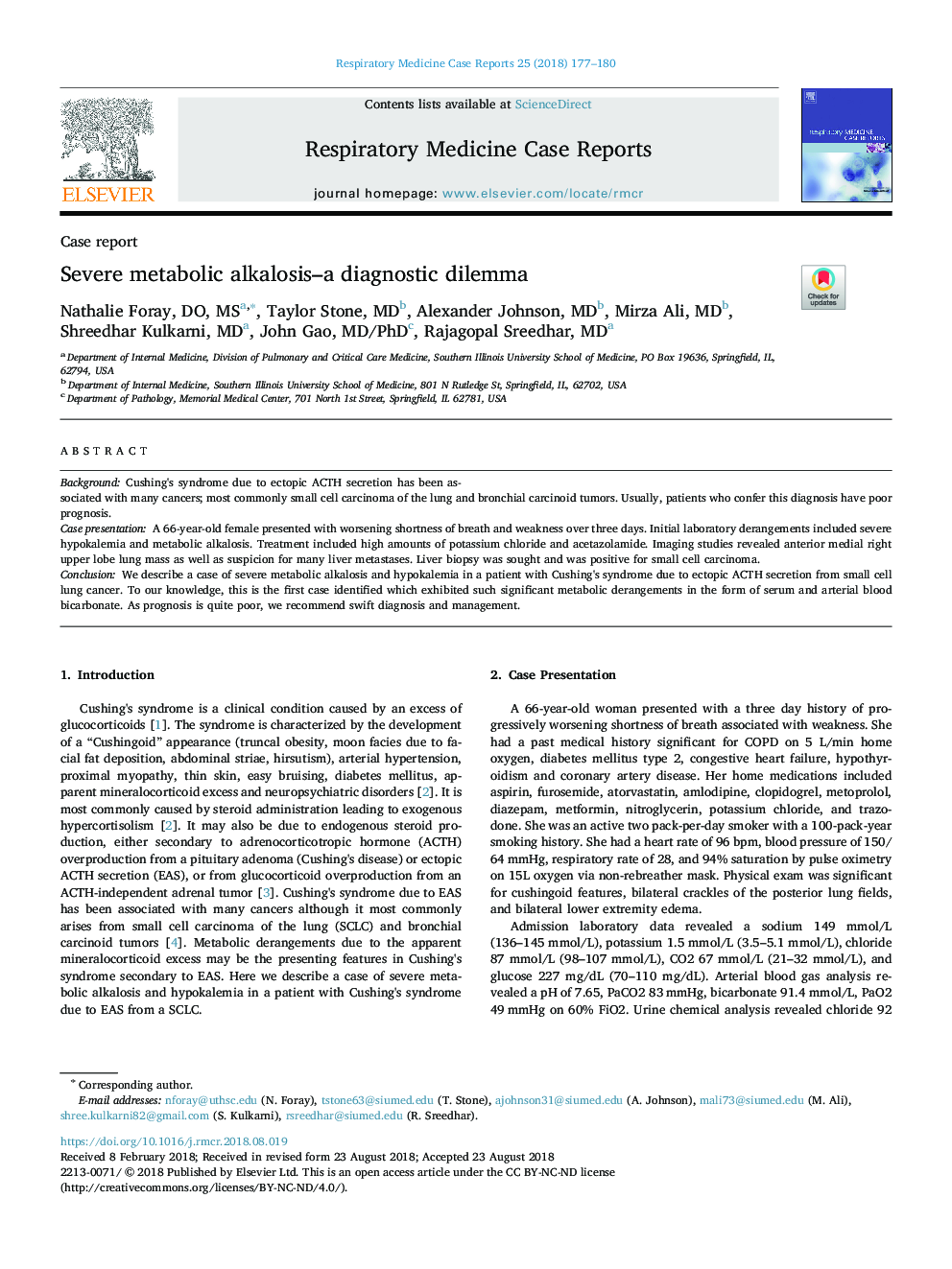 Severe metabolic alkalosis-a diagnostic dilemma