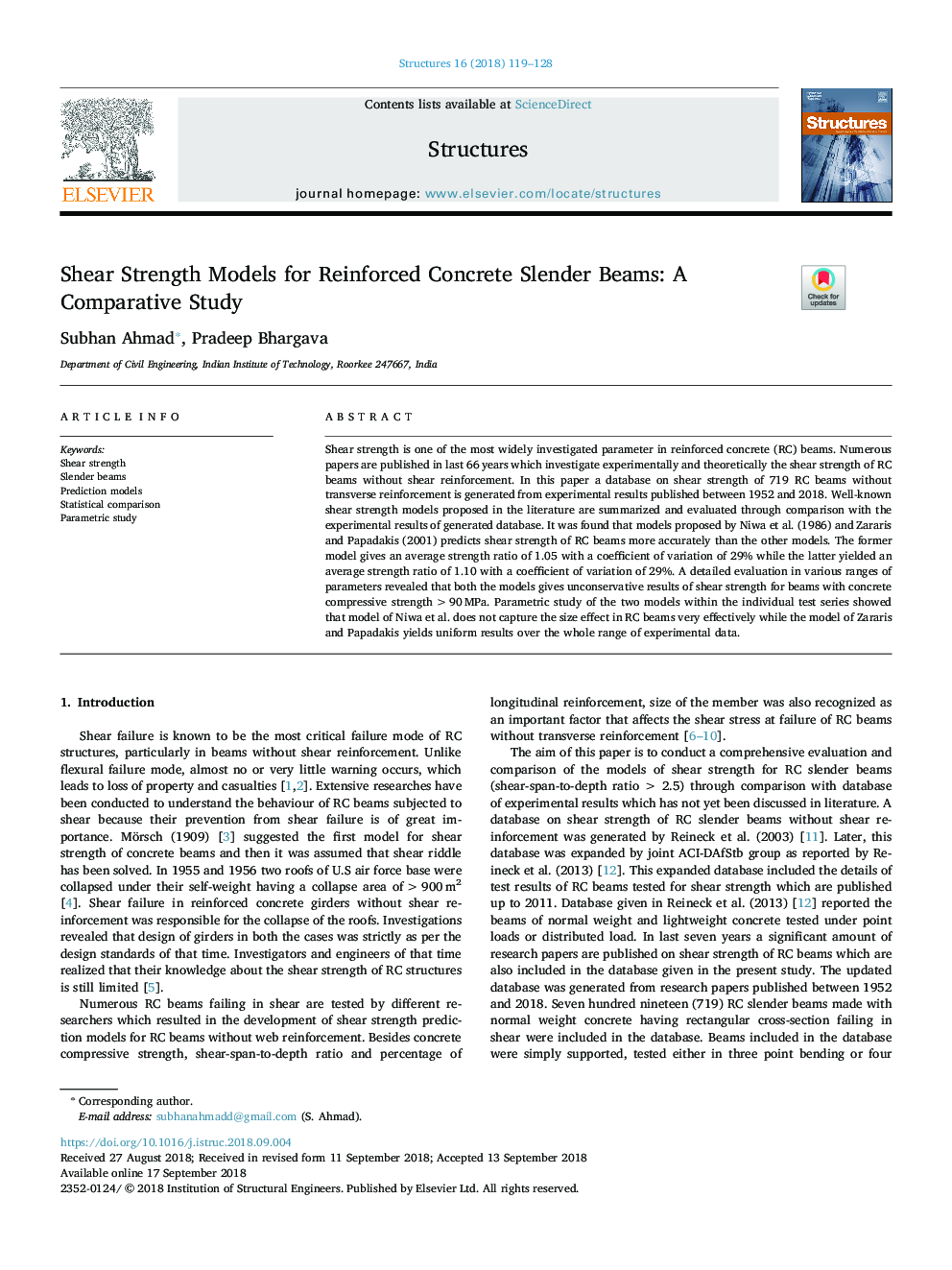 مدل های مقاومت برشی برای تیرهای بتنی تقویت شده: مطالعه مقایسه ای