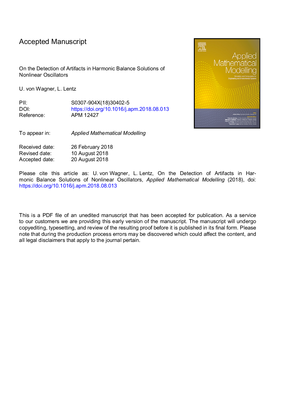 On the detection of artifacts in Harmonic Balance solutions of nonlinear oscillators