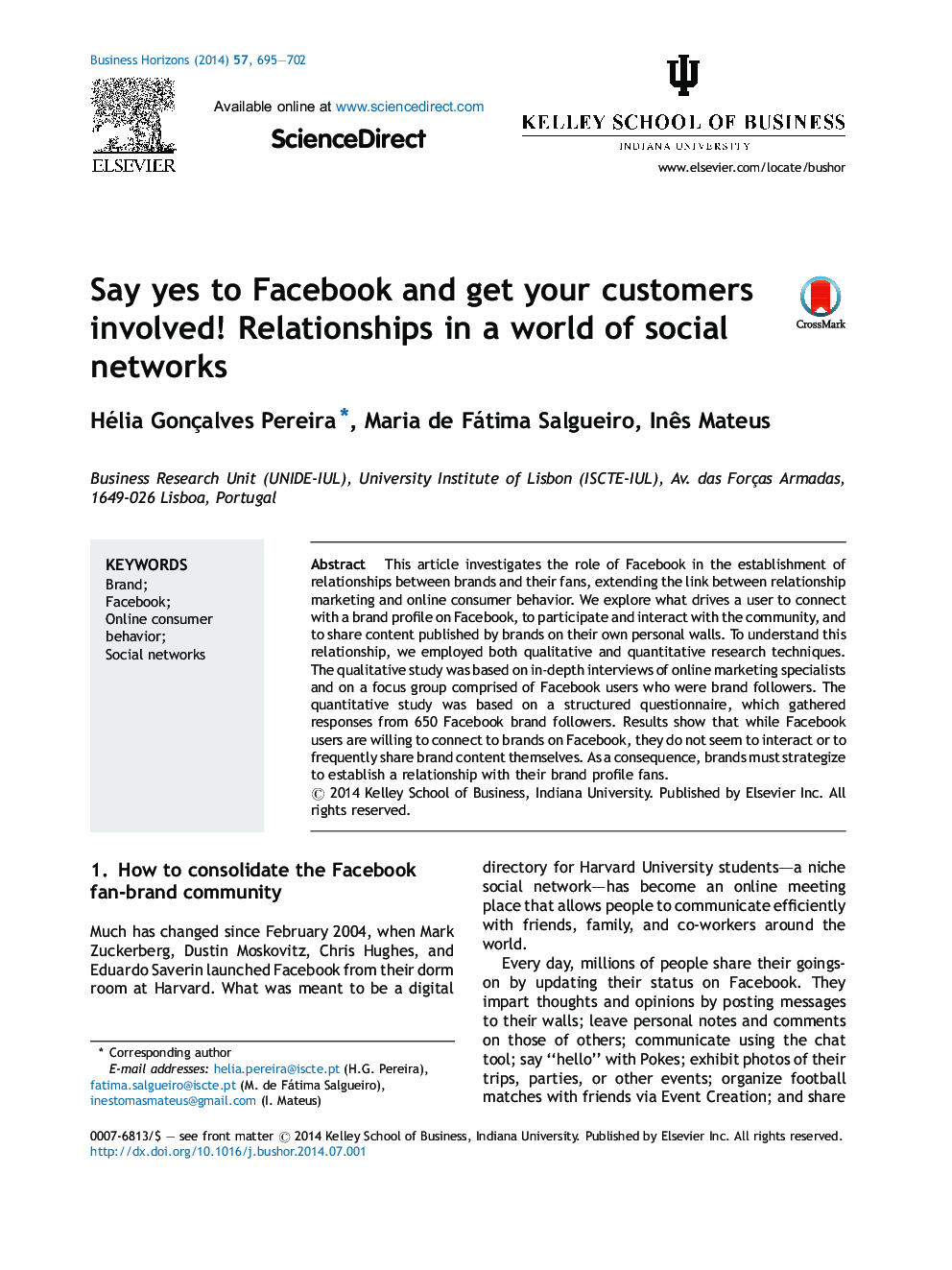 بله به فیس بوک و مشتریان خود را درگیر کنید! روابط در یک دنیای شبکه های اجتماعی 