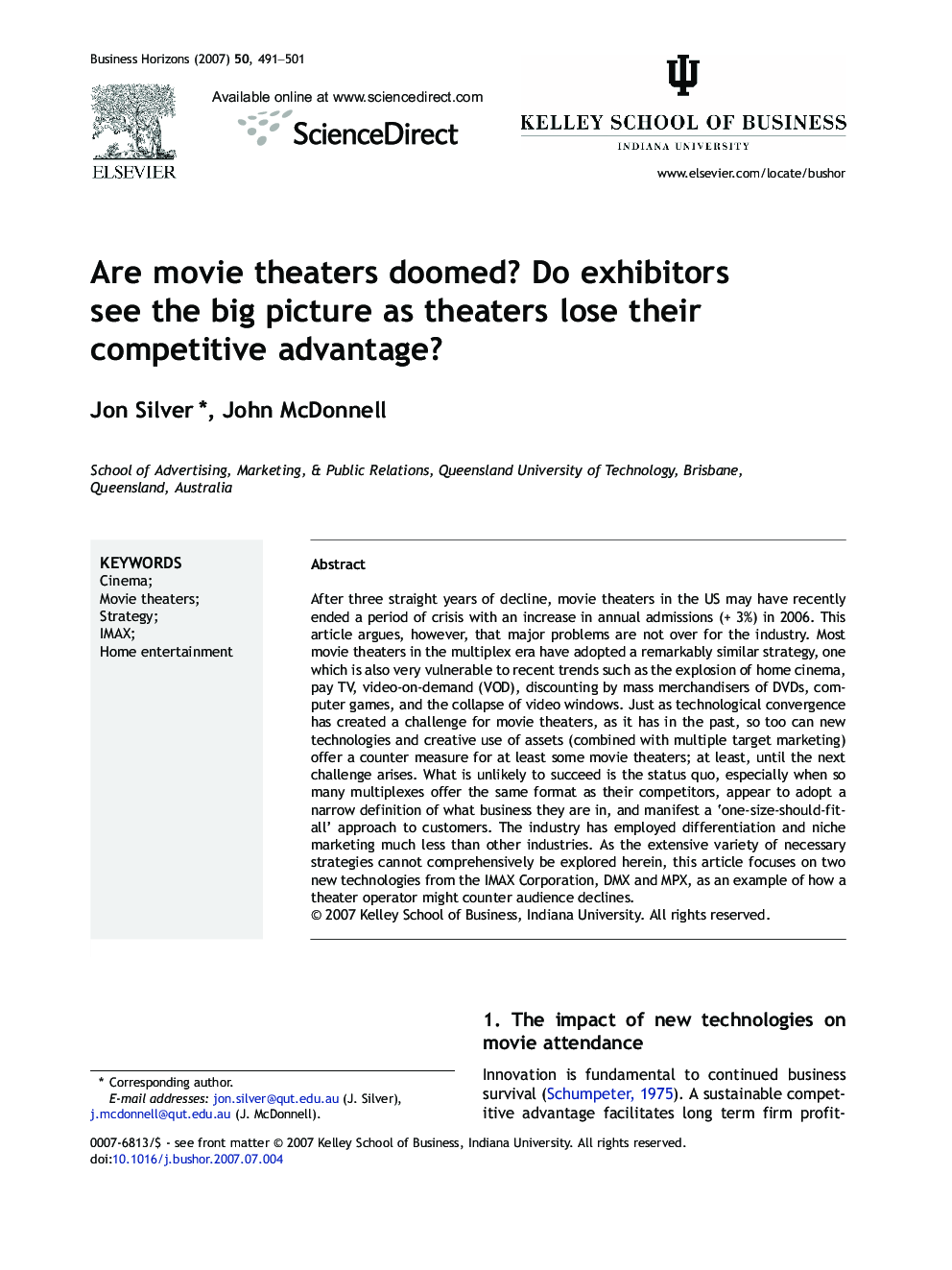 Are movie theaters doomed? Do exhibitors see the big picture as theaters lose their competitive advantage?