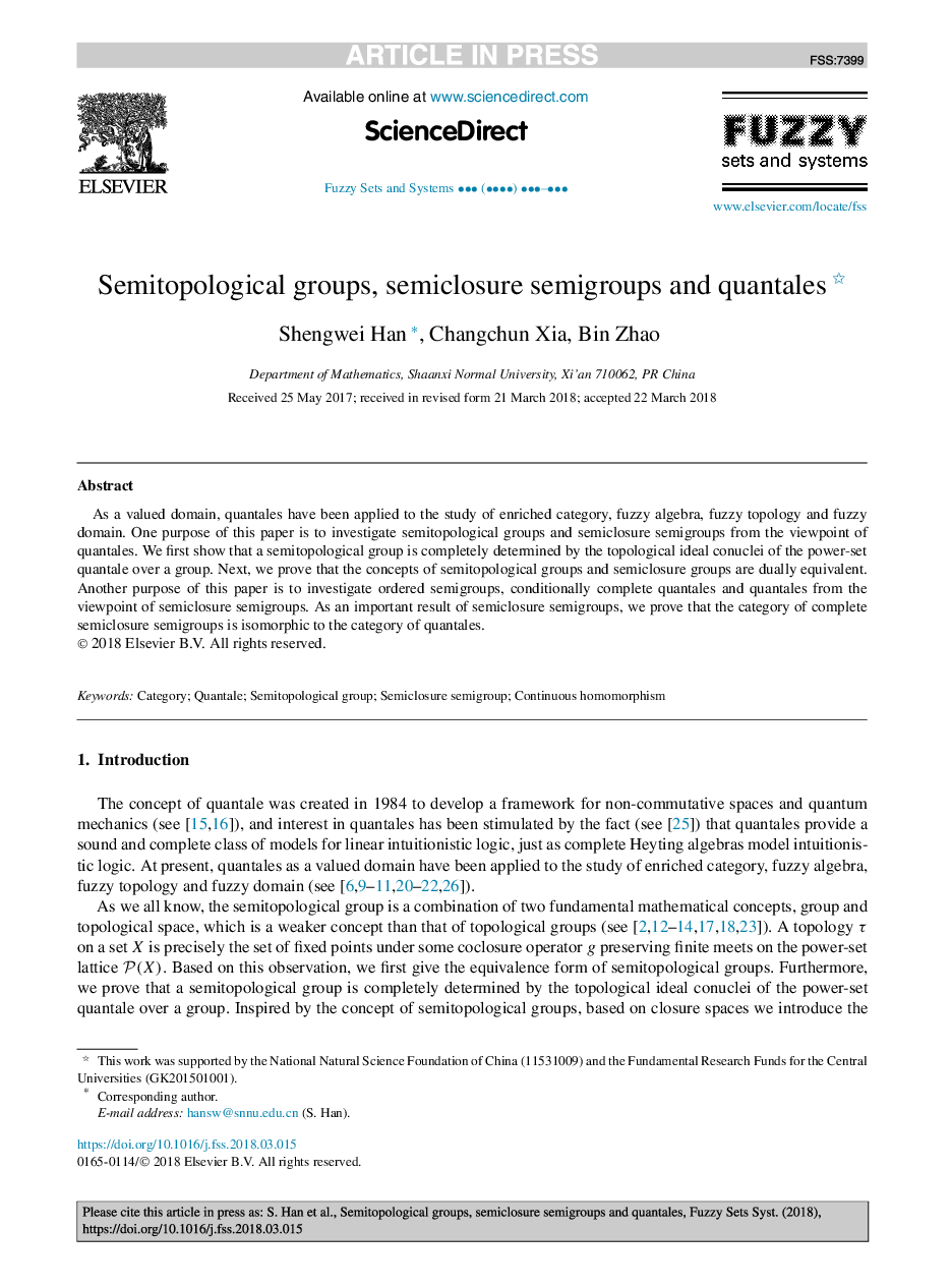 Semitopological groups, semiclosure semigroups and quantales