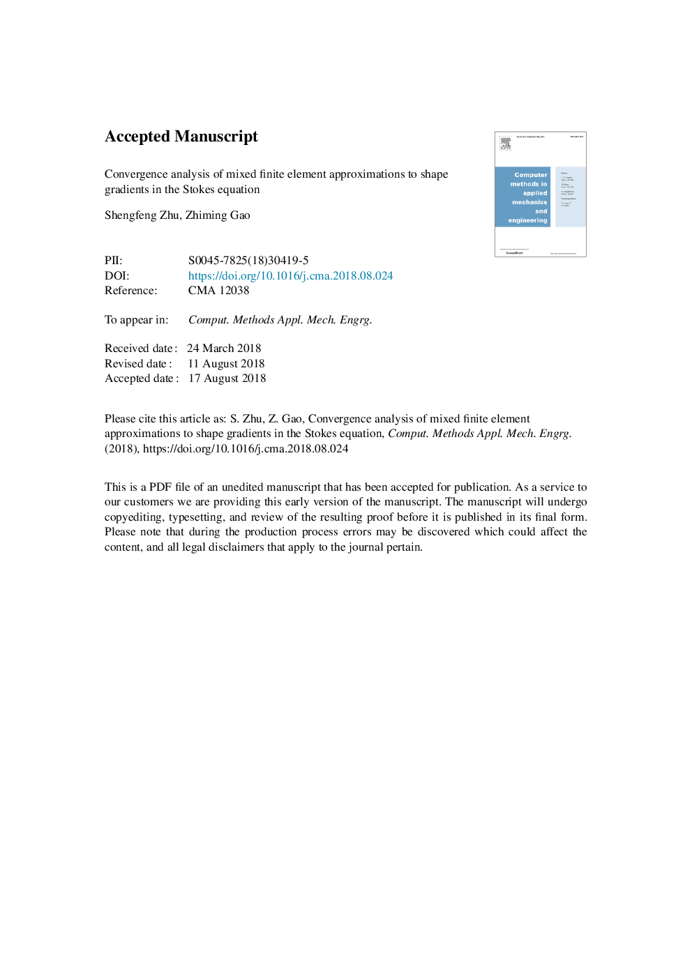 Convergence analysis of mixed finite element approximations to shape gradients in the Stokes equation