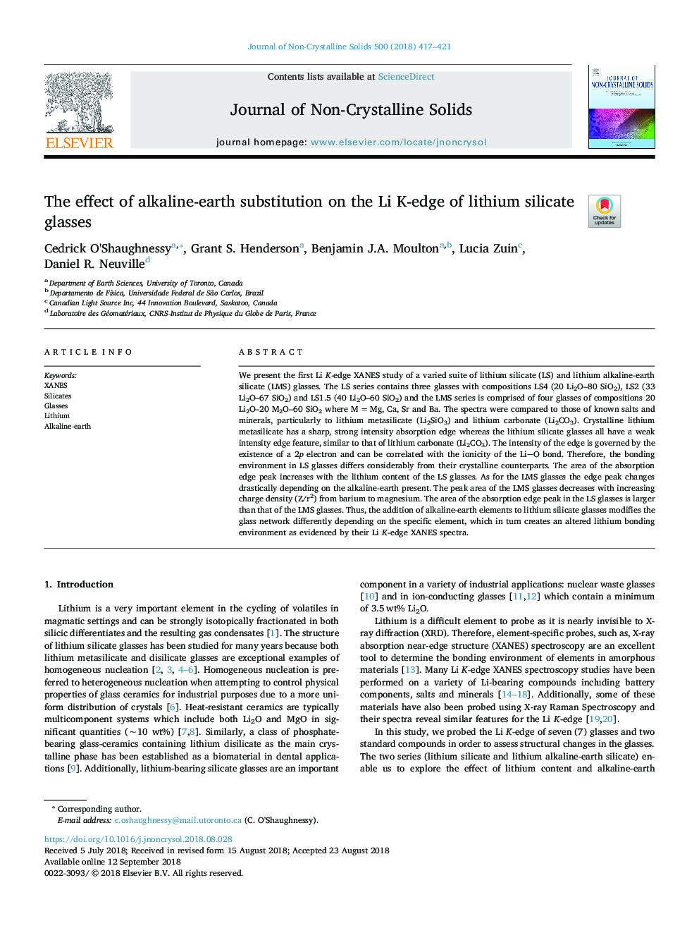 The effect of alkaline-earth substitution on the Li K-edge of lithium silicate glasses