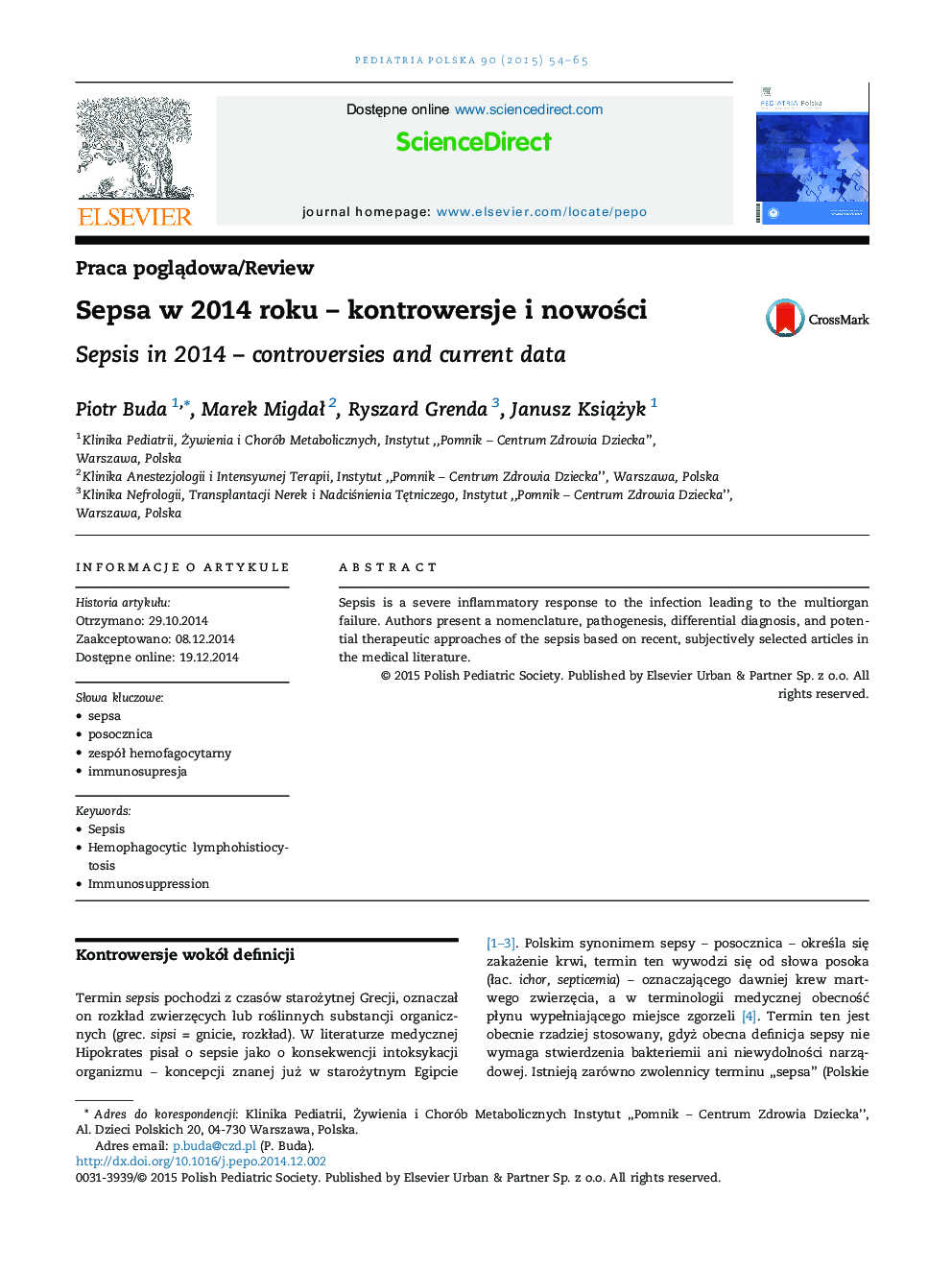 Sepsa w 2014 roku - kontrowersje i nowoÅci