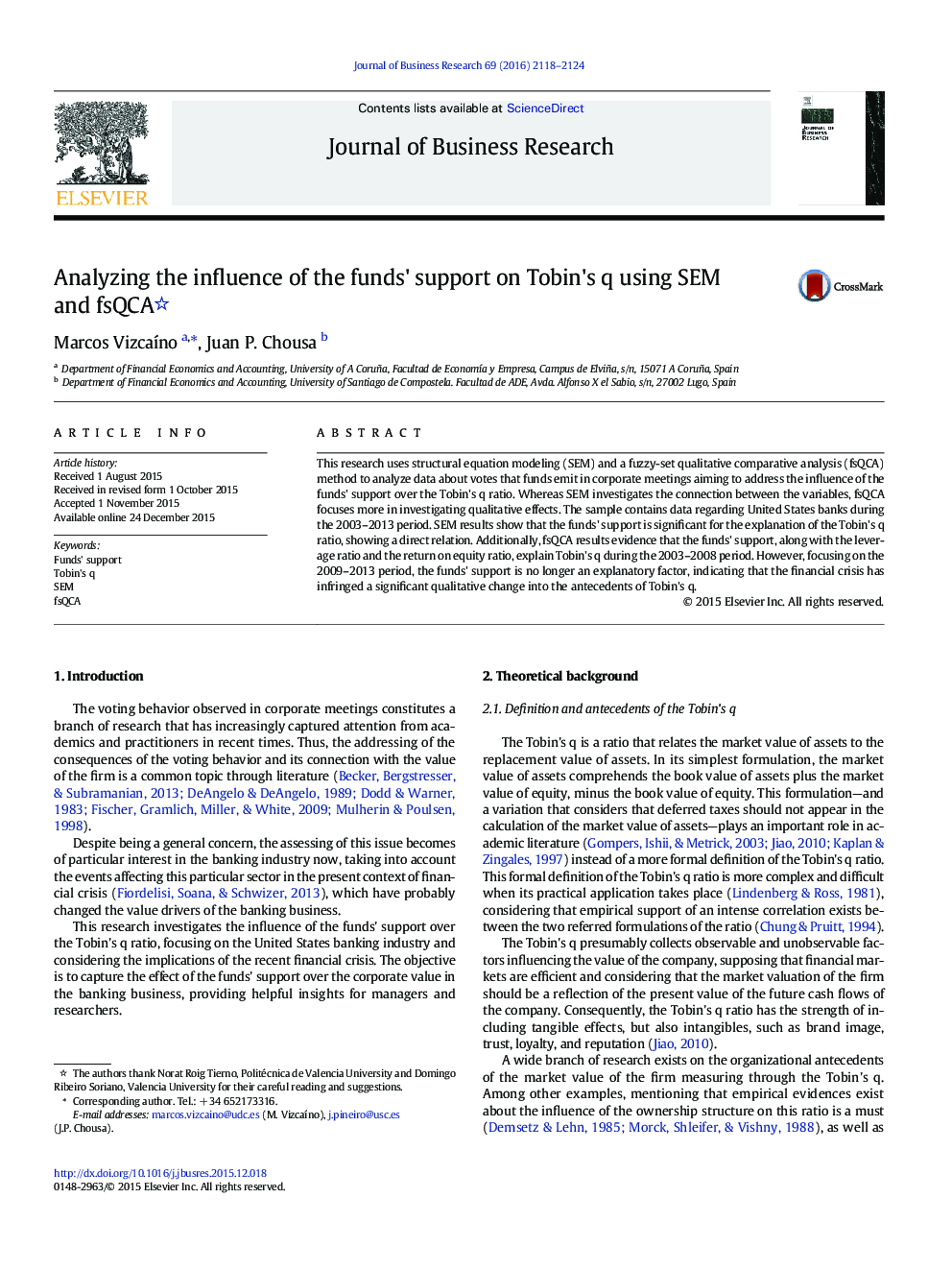 Analyzing the influence of the funds' support on Tobin's q using SEM and fsQCA